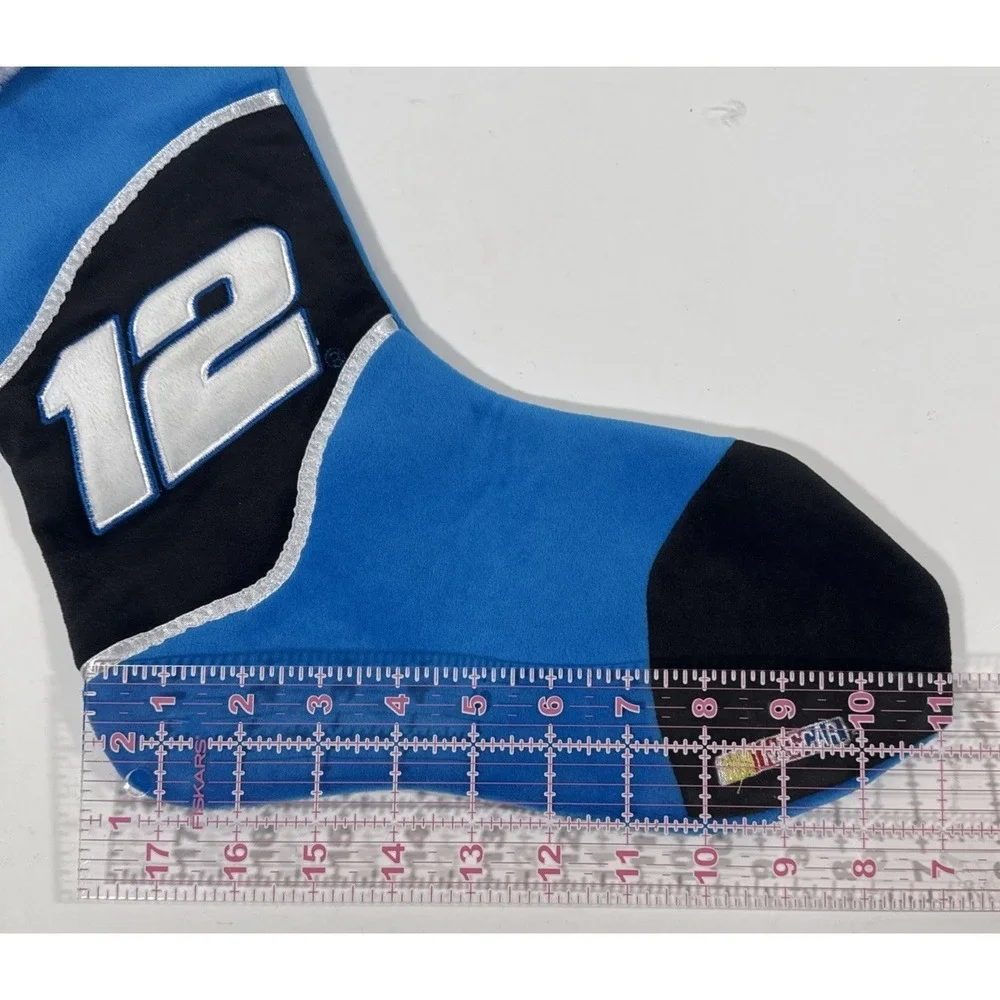 NASCAR Christmas Stocking Ryan Newman 12 Blue Embroidered Signature Plush